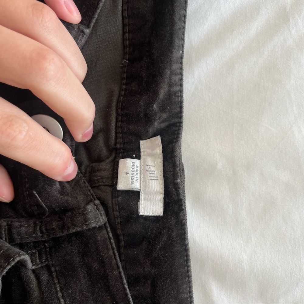 Brown J. Jill corduroy/velvet pants